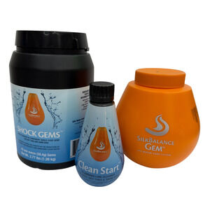 SilkBalance Hot Tub Spa Chemical Lot: Shock Gems, GEM Spa Water Care System